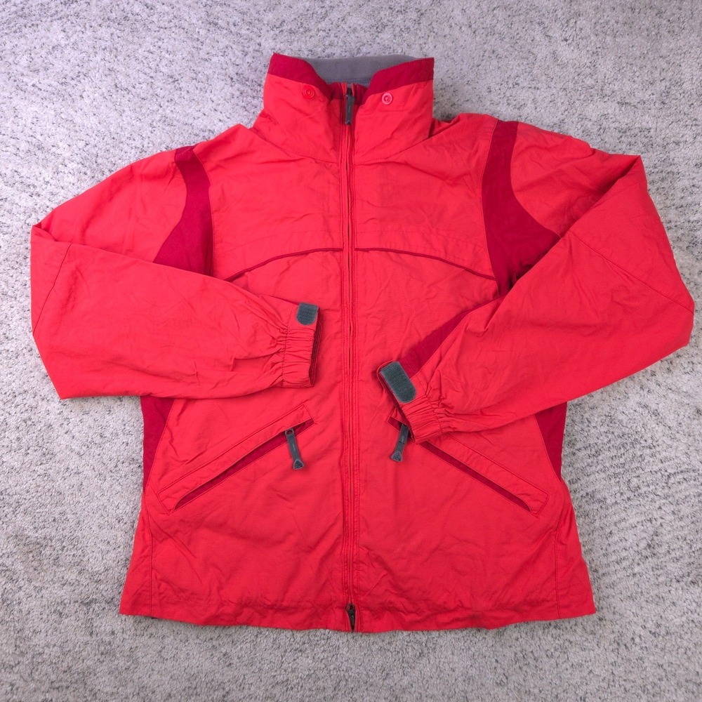 Nike ACG Jacket Womens Medium 3 In 1 Softshell Removable Vest Hiking‎ Orange GUC